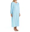 Shadowline Lingerie Petals 53 Inch Long Sleeve Gown In Blue