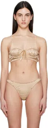 Shadowplay Beige Alexander Bra In Golden Beige