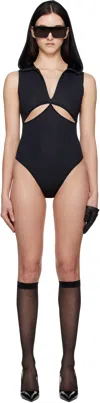 Shadowplay Black Underism Bodysuit In Black