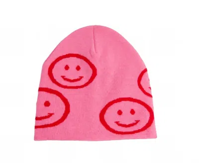 Shady Lady Happy Lady Beanie In Pink