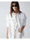 Shaft - Shirt Borchie Over Cream Bi1d5mt0800
