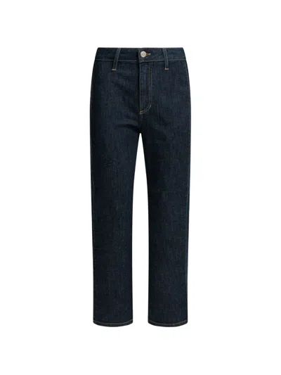 Shaft Jeans Contrast-stitching Jeans In Blue