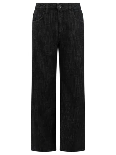 Shaft Jeans Wide Leg Jeans In Black
