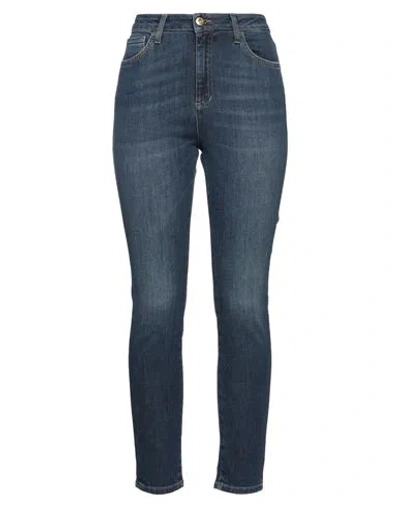Shaft Woman Denim Pants Blue Size 28 Cotton, Elastomultiester, Elastane