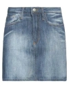 Shaft Woman Denim Skirt Blue Size 28 Cotton, Elastane
