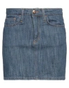 Shaft Woman Denim Skirt Blue Size 29 Cotton, Elastane