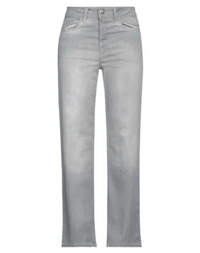 Shaft Woman Jeans Grey Size 28 Cotton, Elastane