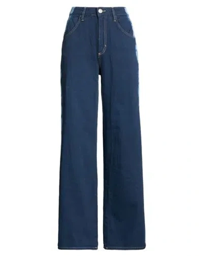 Shaft Woman Jeans Navy Size 28 Cotton In Blue