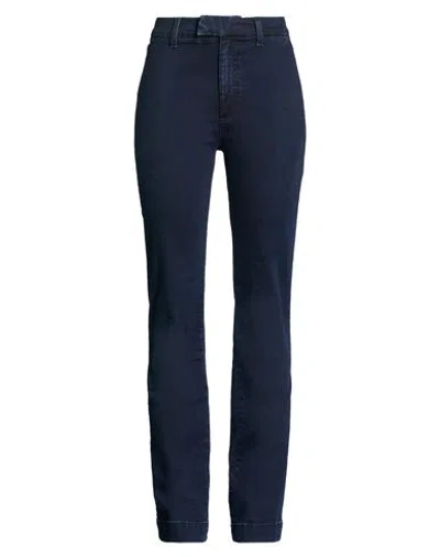 Shaft Woman Pants Blue Size 30 Cotton, Polyester, Viscose, Elastane
