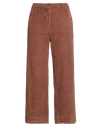 Shaft Woman Pants Brown Size 30 Viscose, Cotton, Elastane In Brown