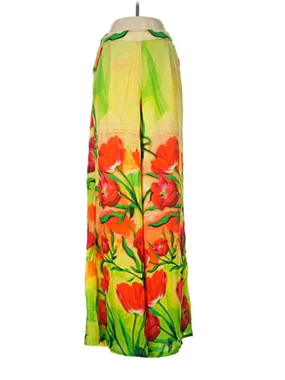 Pre-owned Shahida Parides Casual Pants In Yellow