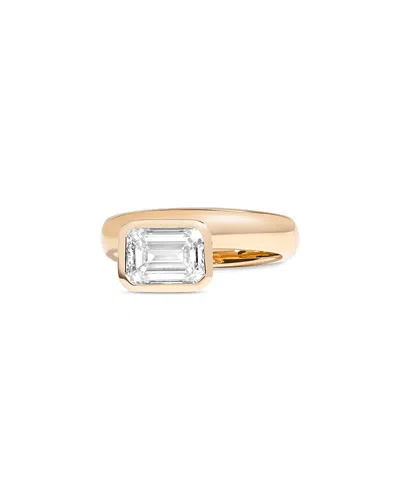 Shahla Karimi Bloomingdale's Fine Collection Luxe Collection Certified Lab Grown Diamond Emerald Cut Solitaire Rin In Gold