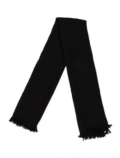 Pre-owned Shaina Mote Alpaca Scarf In Black