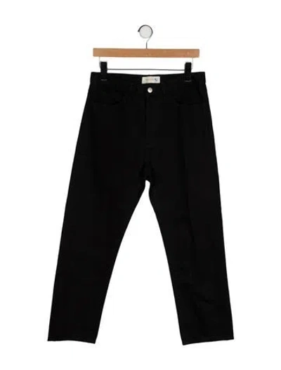 Pre-owned Shaina Mote High-rise Straight Leg Jeans In Black