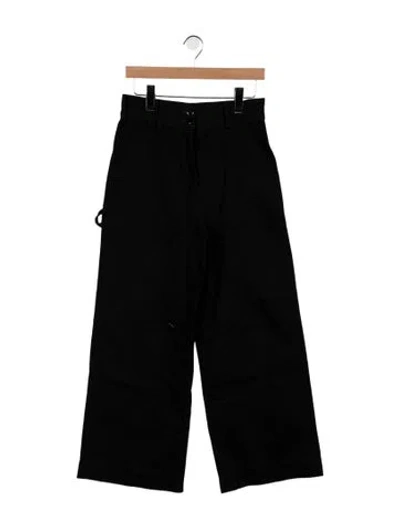 Pre-owned Shaina Mote High-rise Wide Leg Jeans In Black