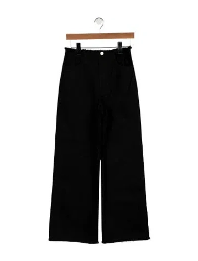 Pre-owned Shaina Mote High-rise Wide Leg Jeans In Black