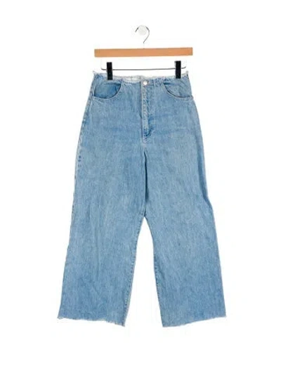 Pre-owned Shaina Mote High-rise Wide Leg Jeans In Blue
