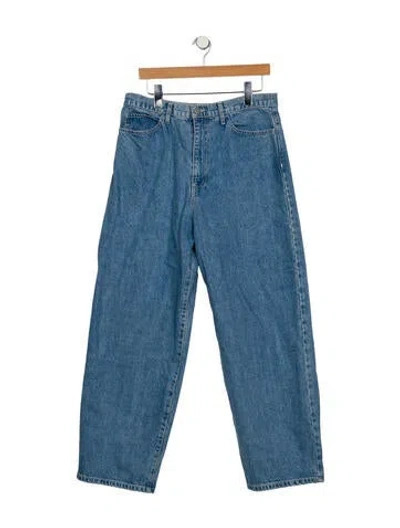Pre-owned Shaina Mote High-rise Wide Leg Jeans In Blue