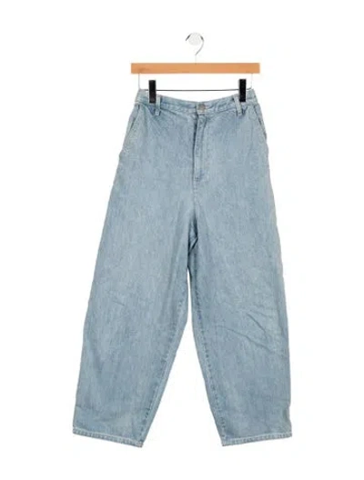 Pre-owned Shaina Mote High-rise Wide Leg Jeans In Blue
