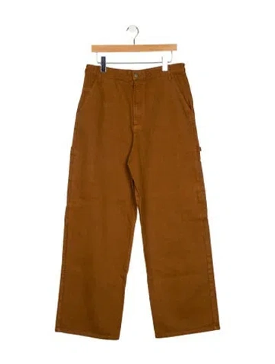 Pre-owned Shaina Mote High-rise Wide Leg Jeans In Brown