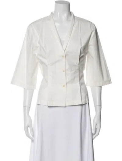 Pre-owned Shaina Mote Jacket In White