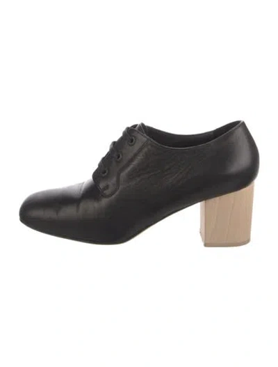 Pre-owned Shaina Mote Leather Pumps In Black