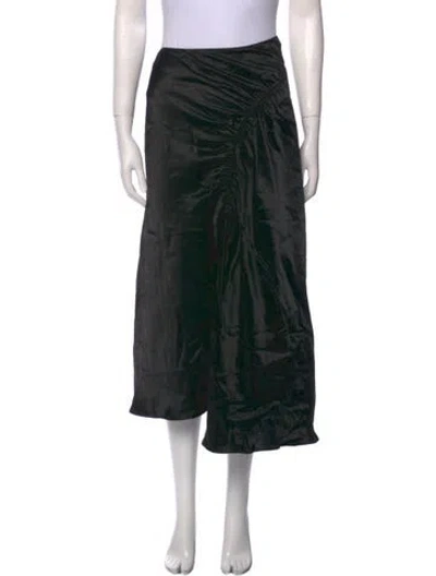 Pre-owned Shaina Mote Midi Length Skirt In Black