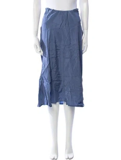 Pre-owned Shaina Mote Midi Length Skirt In Blue