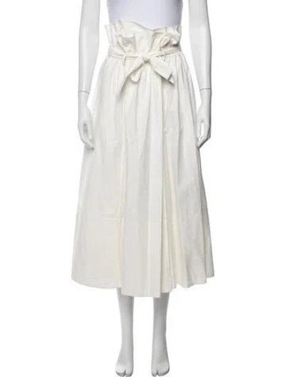 Pre-owned Shaina Mote Midi Length Skirt In Neutrals