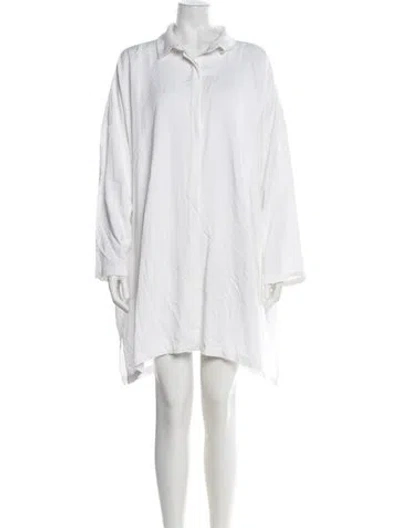Pre-owned Shaina Mote Mini Dress In White