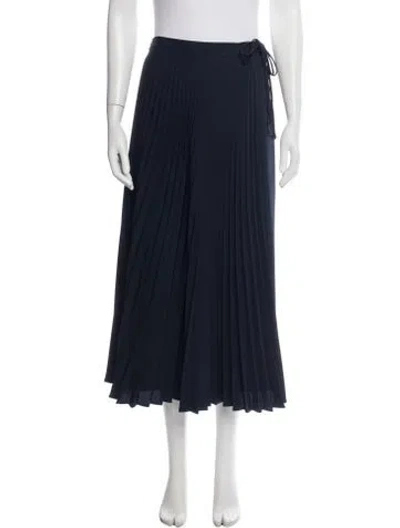 Pre-owned Shaina Mote Pleated Accents Midi Length Skirt In Neutrals