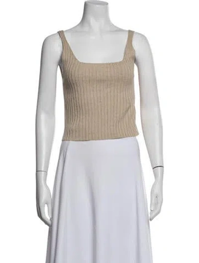 Pre-owned Shaina Mote Square Neckline Sleeveless Top In Purple