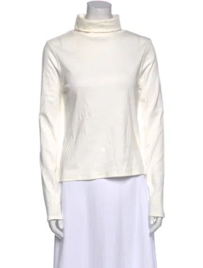 Pre-owned Shaina Mote Turtleneck Long Sleeve Sweatshirt In Neutral