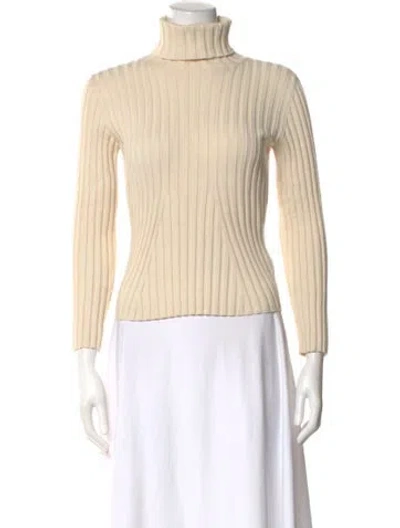 Pre-owned Shaina Mote Turtleneck Sweater In Neutral