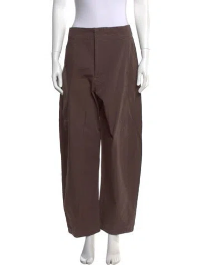 Pre-owned Shaina Mote Wide Leg Pants In Brown