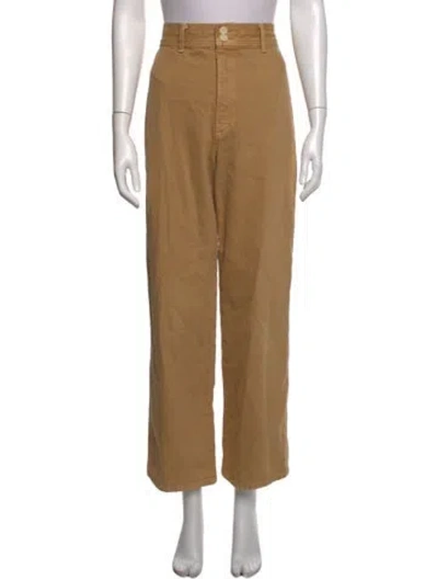 Pre-owned Shaina Mote Wide Leg Pants In Brown