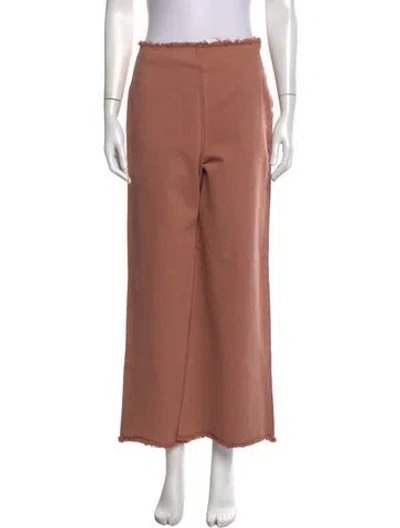 Pre-owned Shaina Mote Wide Leg Pants In Neutrals