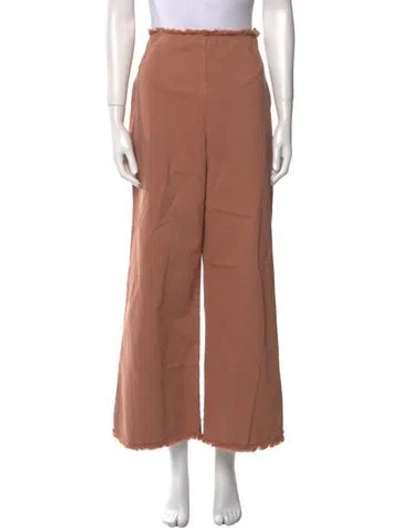 Pre-owned Shaina Mote Wide Leg Pants W/ Tags In Orange
