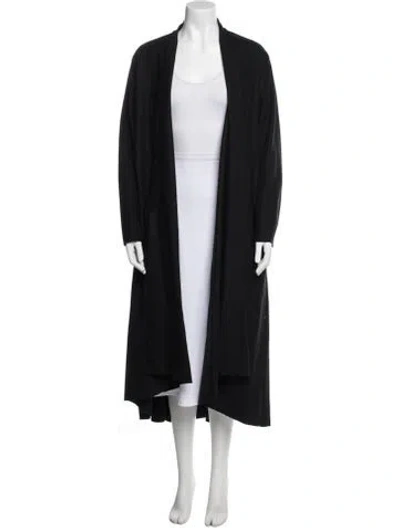Pre-owned Shaina Mote Wool Coat In Black