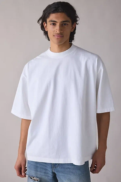 Shaka Wear 7.5oz Drop Shoulder Tee In White, Men's At Urban Outfitters