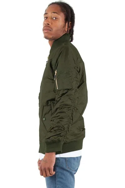 Shaka Wear Bomber Jacket In Green