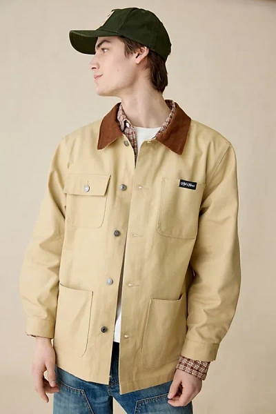 Shaka Wear Chore Jacket In Brown, Men's At Urban Outfitters In Yellow