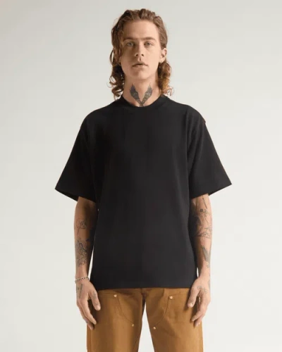 Shaka Wear Garment Dye Designer Tee Short Sleeve In Black