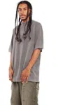 Shaka Wear Garment-dyed Crewneck T-shirt In Gray