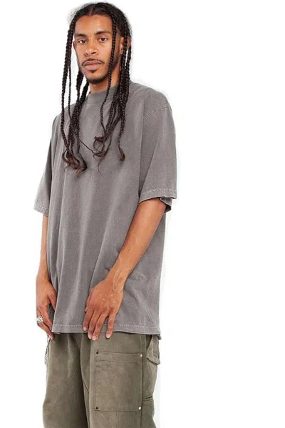 Shaka Wear Garment-dyed Crewneck T-shirt In Gray