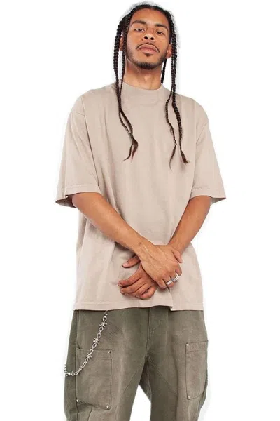 Shaka Wear Garment-dyed Drop-shoulder T-shirt In White