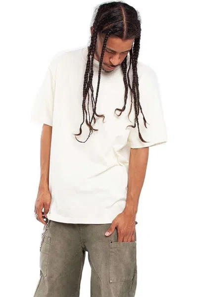 Shaka Wear Garment-dyed Crewneck T-shirt In White