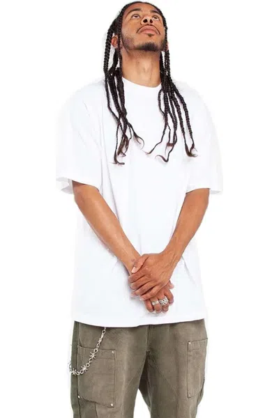 Shaka Wear Garment-dyed Crewneck T-shirt In White