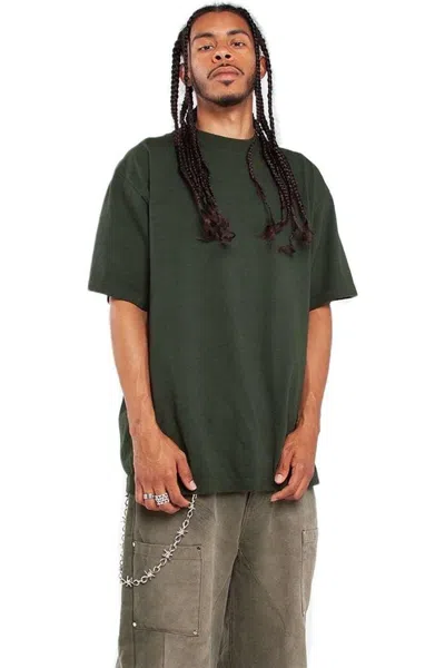 Shaka Wear Garment-dyed Crewneck T-shirt In Green