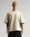 Shaka Wear Heavyweight Oversize Tee In Off White